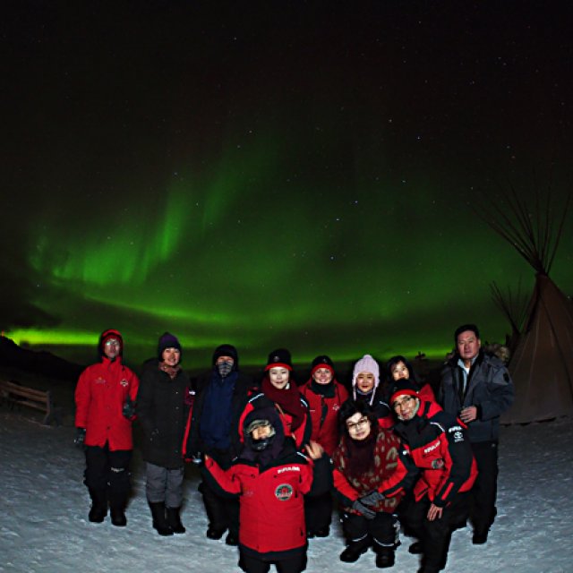 Arctic Day: Aurora Viewing | evening (Dec 12, 2015)