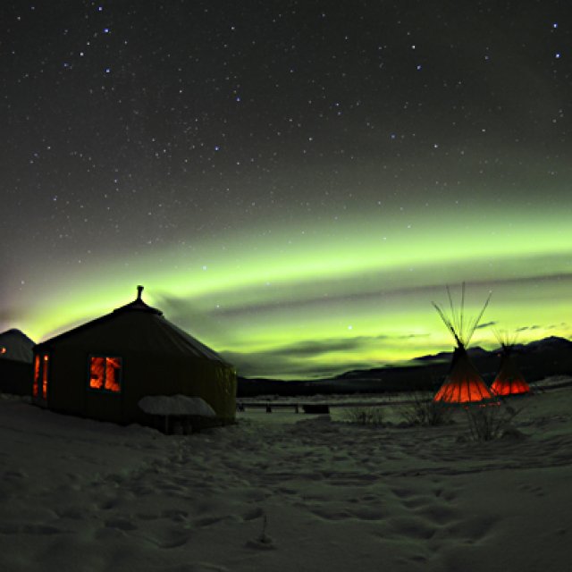 Arctic Day: Aurora Viewing | evening (Feb 7, 2016)