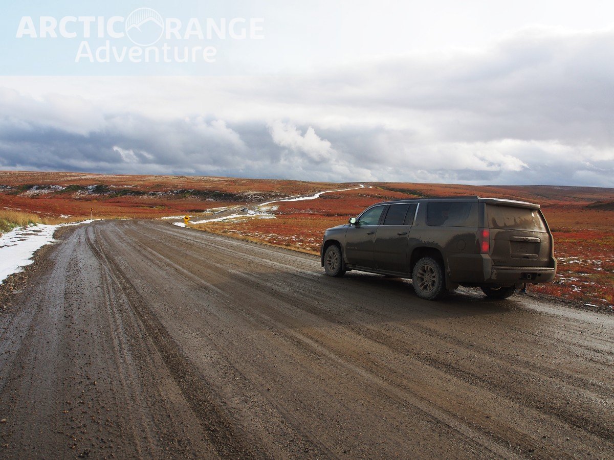 The road to Tuktoyaktuk Arctic Range Adventure