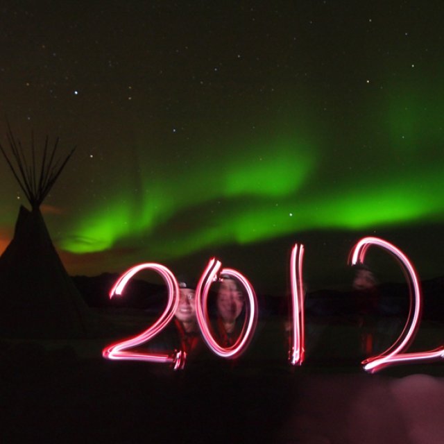 Arctic Day: Aurora Viewing | evening (Dec 31, 2011)