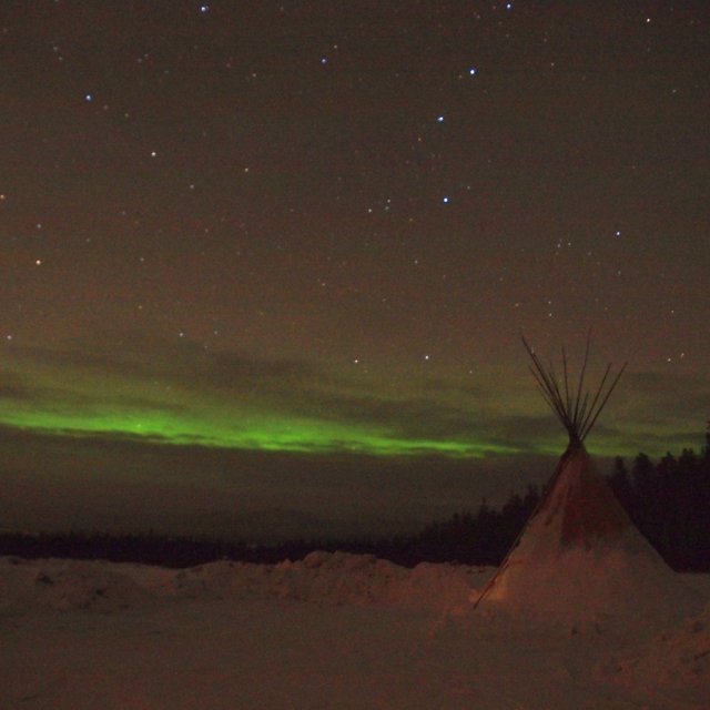 Arctic Day: Aurora Viewing | evening (Jan 13, 2012)