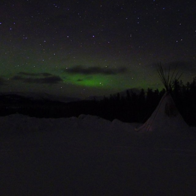Arctic Day: Aurora Viewing | evening (Jan 25, 2012)