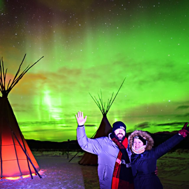 Arctic Day: Aurora Borealis Viewing | evening (Jan 25, 2017)
