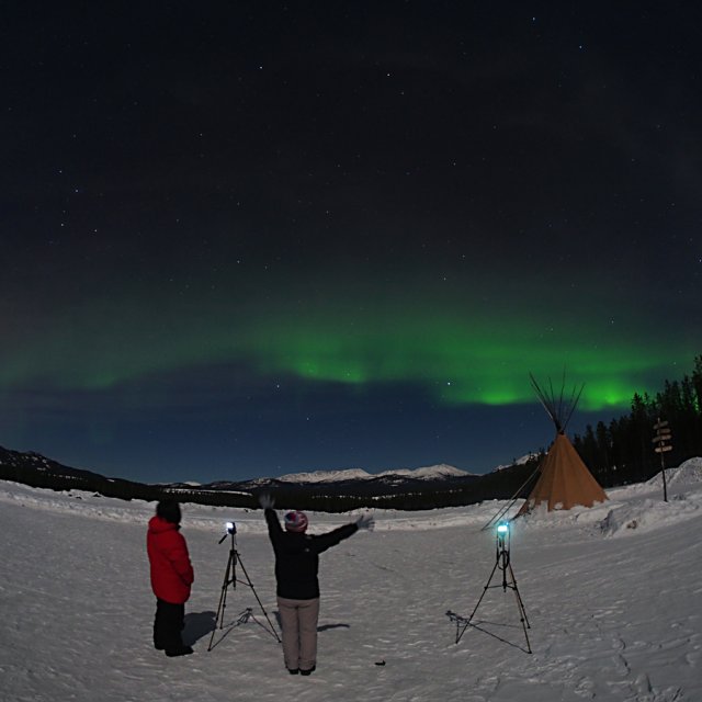 Arctic Day: Aurora Viewing | evening (Mar 12, 2014)