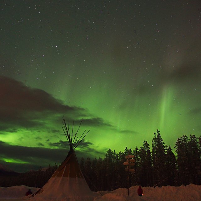 Arctic Day: Aurora Viewing | evening (Jan 1, 2014)