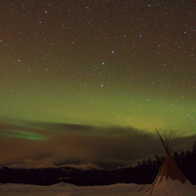 Arctic Day: Aurora Viewing | evening (Jan 22, 2014)