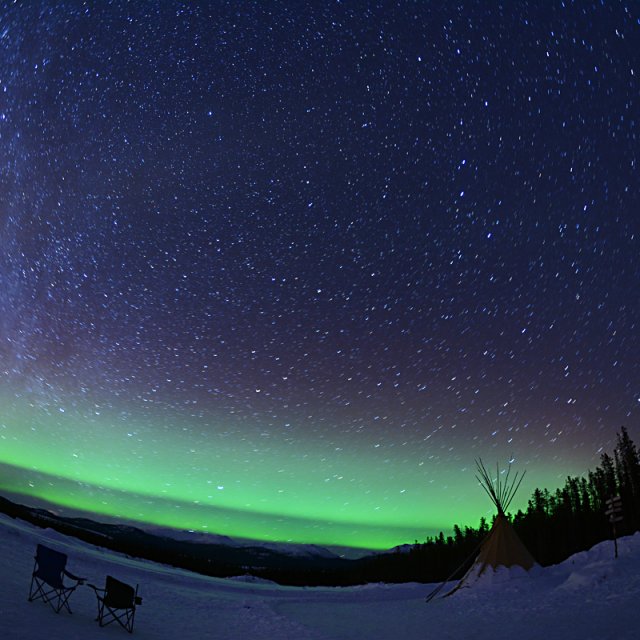 Arctic Day: Aurora Viewing | evening (Feb 02, 2014)