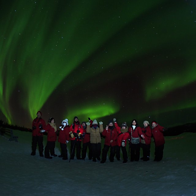 Arctic Day: Aurora Viewing | evening (Feb 19, 2014)