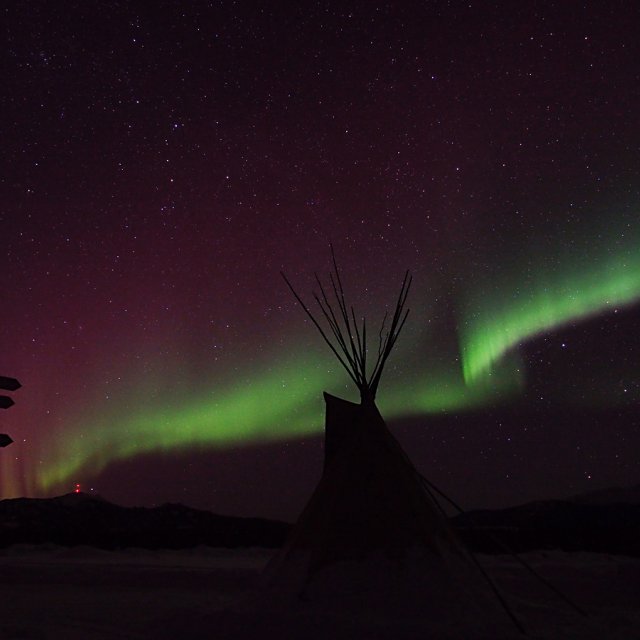 Arctic Day: Aurora Viewing | evening (Feb 23, 2014)