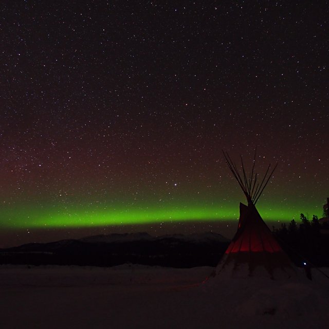 Arctic Day: Aurora Viewing | evening (Mar 1, 2014)