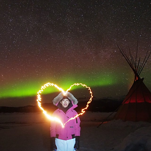 Arctic Day: Aurora Viewing | evening (Mar 30, 2014)