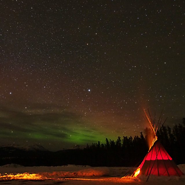 Arctic Day: Aurora Viewing | evening (Mar 31, 2014)