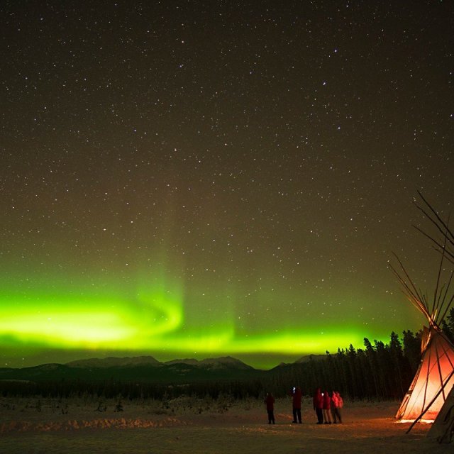 Arctic Day: Aurora Borealis Viewing | evening (Jan 7, 2010)