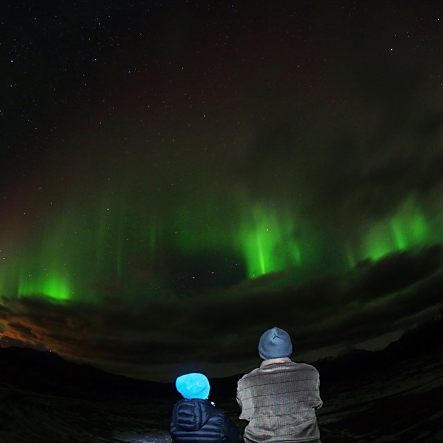 Arctic Day: Aurora Borealis Viewing | evening (October 4, 2014)