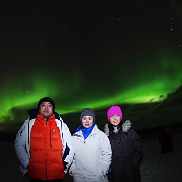 Arctic Day: Aurora Borealis Viewing | evening (Dec 25, 2014)