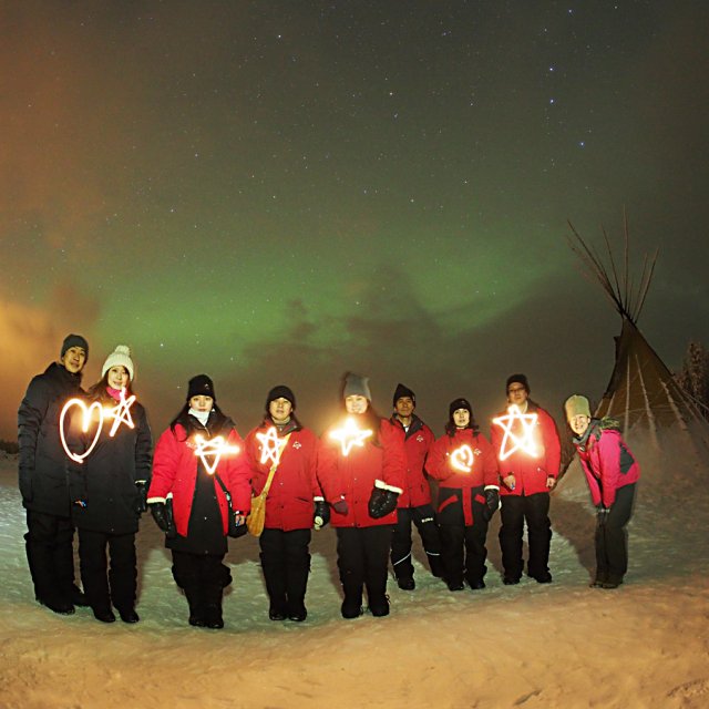 Arctic Day: Aurora Borealis Viewing | evening (Dec 26, 2014)