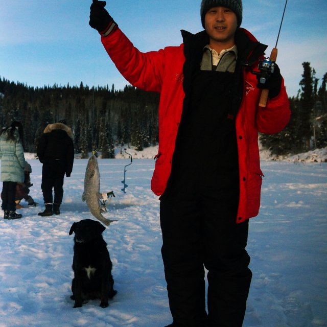 Arctic Day: Ice Fishing | half day (Dec 28, 2014)