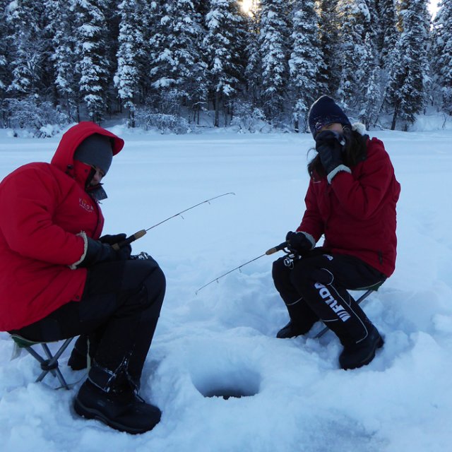 Arctic Day: Ice Fishing | half day (Feb 09, 2015)