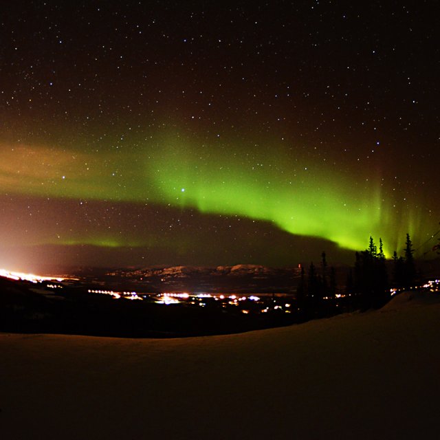 Arctic Day: Aurora Viewing at Mt. Sima | evening (Feb 12, 2013)