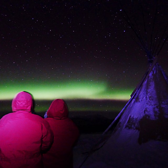 Arctic Day: Aurora Viewing | evening (Dec 18, 2012)