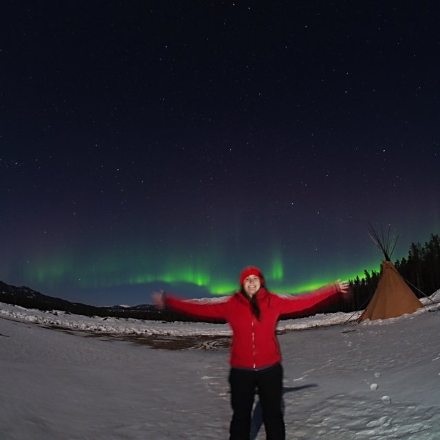 Arctic Day: Aurora Viewing | evening (Apr 10, 2014)